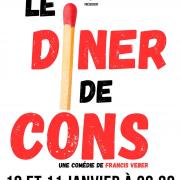 Affiche janvier le diner de cons flyer a4