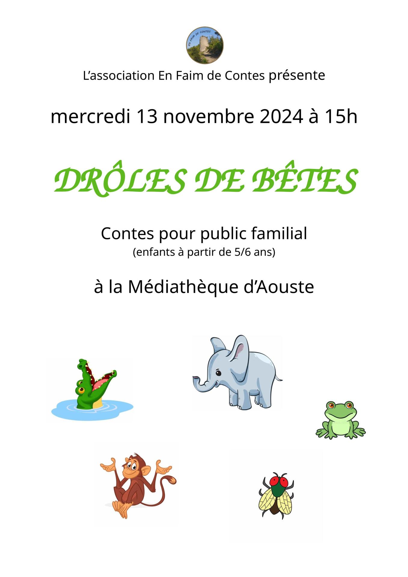 Contes mediatheque aouste