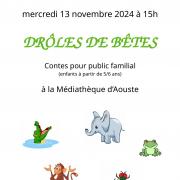 Contes mediatheque aouste