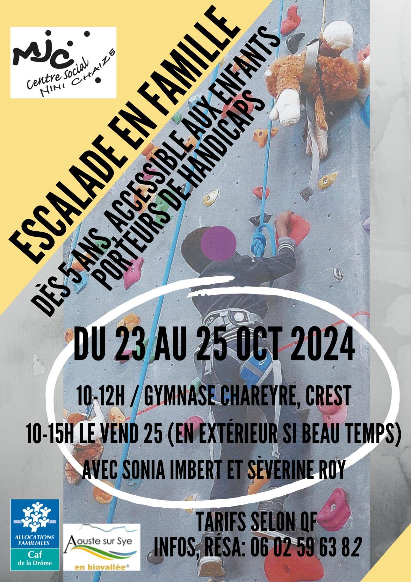 Escalade parents enfants 2024